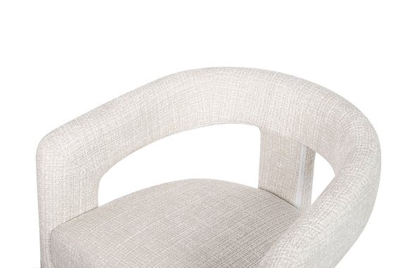 MaMaison krzesło barowe LOGAN białe