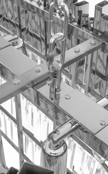 MOOSEE lampa wisząca IMPERIAL LONG SILVER 90