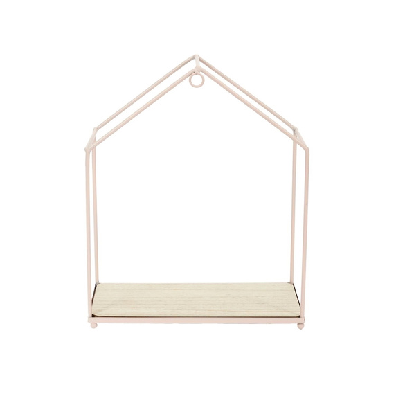 Zestaw 3 półek Domek różowy