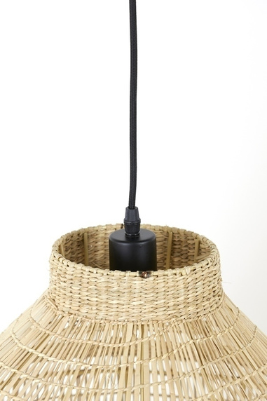 Lampa wisząca Latika 45x30 cm naturalna