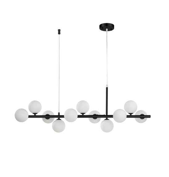 Lampa wisząca MINI MOON czarna 100 cm