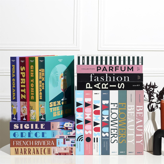 Pudełko książka Marrakech czerwona