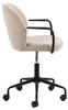 Fotel biurowy Patricia beżowy Monza 60