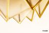 MOOSEE lampa sufitowa / plafon PYRAMIDS złota