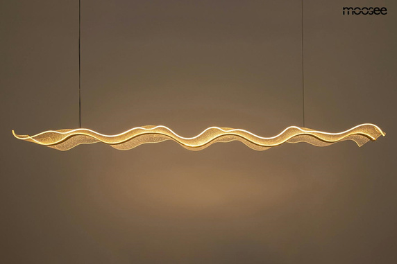 MOOSEE lampa wisząca BREATH 180 złota