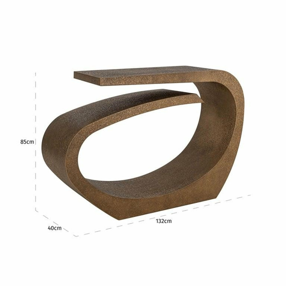 RICHMOND konsola ALHAMBRA szczotkowane złoto