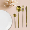 Zestaw sztućców Gilded złote na 6 osób