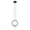 Lampa wisząca AMICI led czarno złota 27 cm