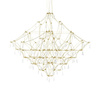 Lampa wisząca CONSTELATION 100 GOLD - LED, stal szczotkowana