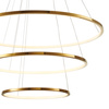 Lampa wisząca CIRCLE SLIM 40+60+80 LED złoty 40 cm + 60 cm + 80 cm