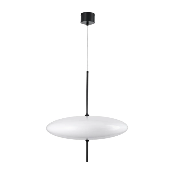 Lampa wisząca PIATTO - nowoczesna biała lampa 50 cm