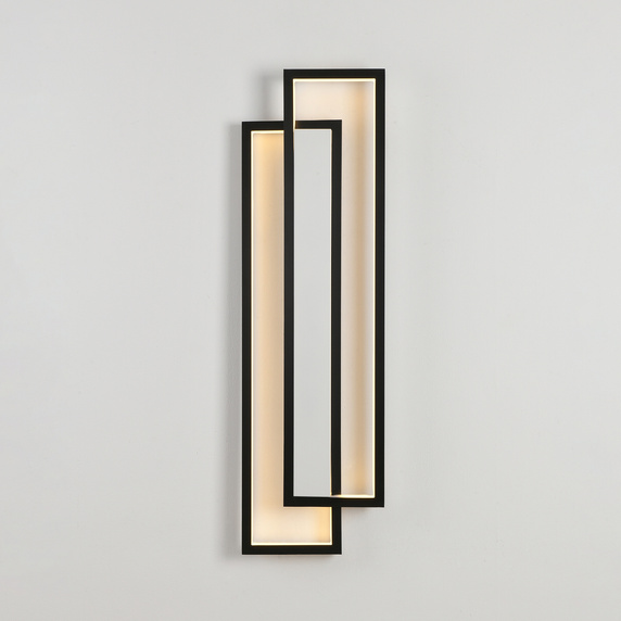 Lampa ścienna SYMMETRY-100 LED czarna 100 cm