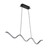 Lampa wisząca ZIGZAG LED czarna 90 cm