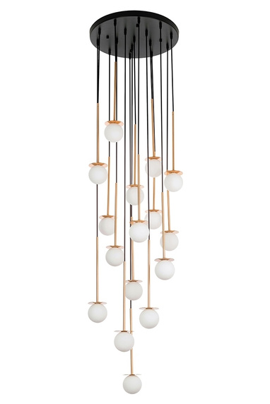 Lampa wisząca CANNON DISC 16 miedziana