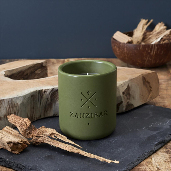 Świeca Earth Zanzibar zielona