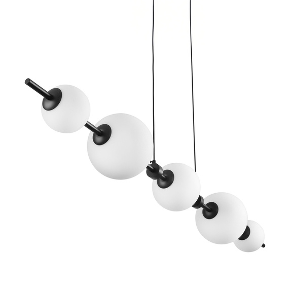 Lampa wisząca MILA czarna 140 cm