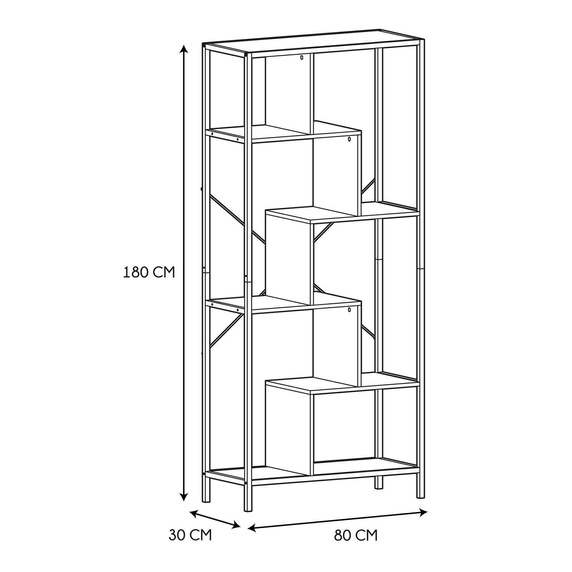 Regał Rack L biały