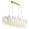 Lampa wisząca PIUMA LONG biała 100 cm