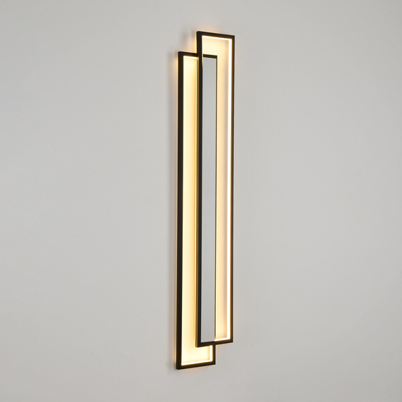 Lampa ścienna SYMMETRY-160 LED czarna 160 cm