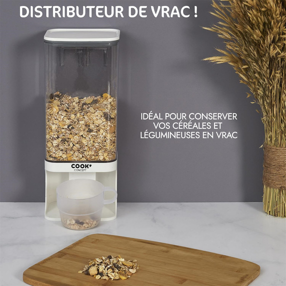 Dozownik na produkty sypkie z miseczką    1,5L