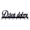 Wieszak ścienny Dzień dobry 01 czarny