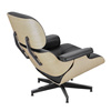 Fotel Vip czarny/natural oak/standard ba se