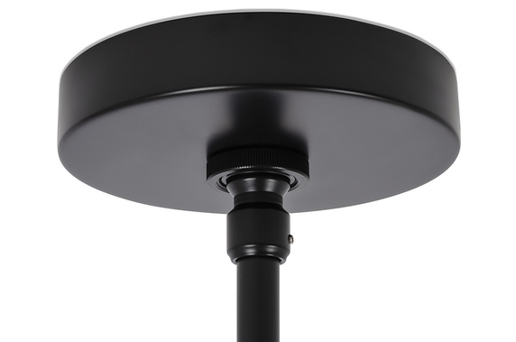 MOOSEE lampa wisząca PLANETARIO 10 czarna - klosze dymione