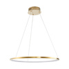 Lampa wisząca CIRCLE SLIM 60 LED złoty 60 cm