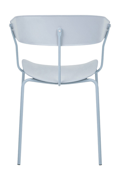 Krzesło JETT jasnoszare - polipropylen, metal