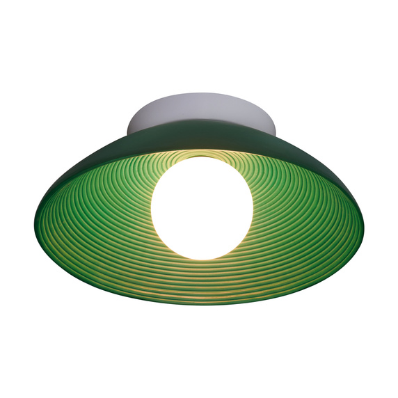 Lampa ścienna ILUSIONI zielona 26 cm