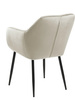 Krzesło Emilia Velvet sand /black