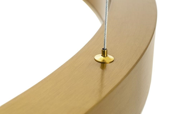 MOOSEE lampa wisząca RING 60 + 80 + 100 złota na jednej podsufitce