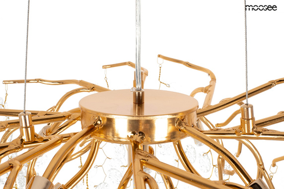 MOOSEE lampa wisząca RIVIERA 60 złota / clear