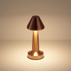 Lampa stołowa TAVOLO B LED dotykowa miedziana 22 cm