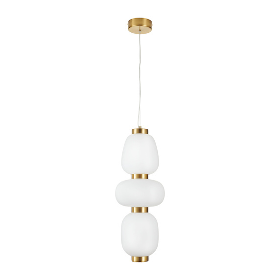 Lampa wisząca BRILLA-3 LED złota 23 cm
