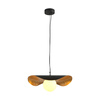 Lampa wisząca ENZO czarno złota kula 60 cm