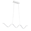 Lampa wisząca ZIGZAG LED biała 90 cm