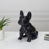 Figurka Buldoga francuskiego L czarna