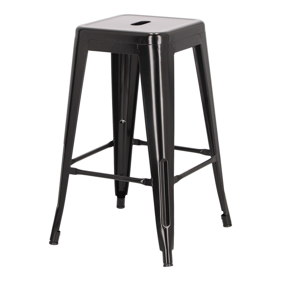 Hoker Paris 66cm czarny inspirowany Tolix