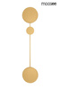 MOOSEE lampa ścienna SHADOW 2 złota