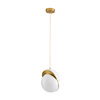Lampa wisząca ORBITA biało-złota 25 cm - nowoczesny design