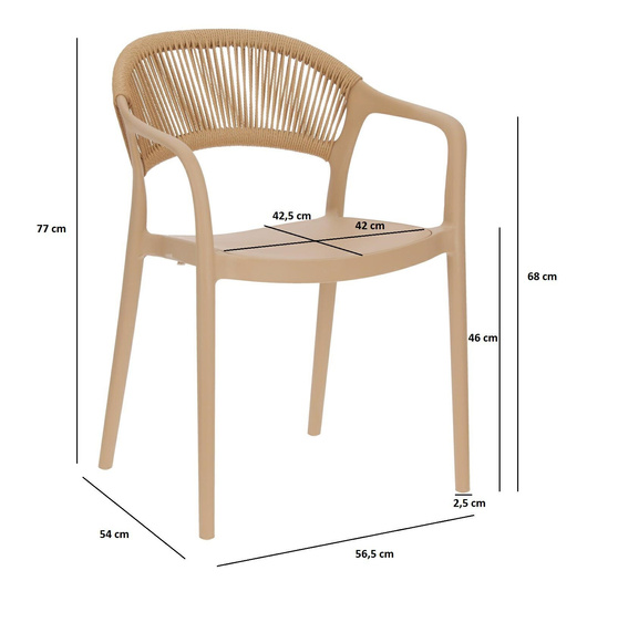 Krzesło Osma czarne
