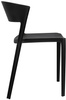 Krzesło JASPER czarne - polipropylen