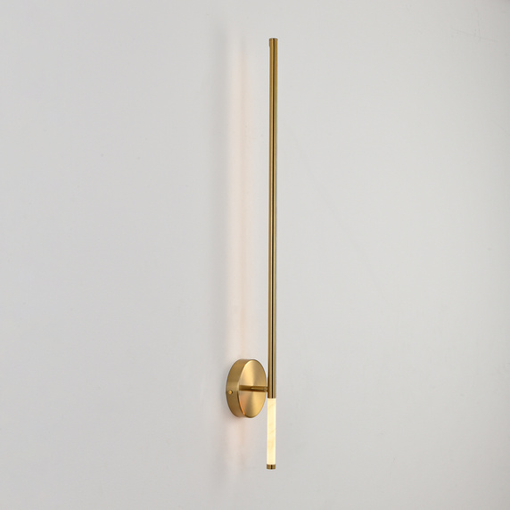 Lampa ścienna FRESCO LED złota 65 cm