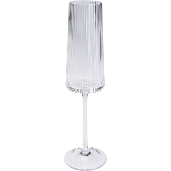 KARE komplet 4 kieliszków do szampana     RIFFLE 215 ml