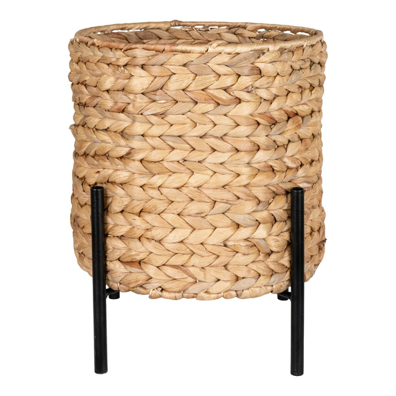 Kwietnik/ osłonka Antas naturalna/  czarna