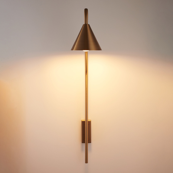 Lampa ścienna PRIMO gold 70 cm