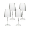 KARE komplet 4 kieliszków do wina RIFFLE 760 ml
