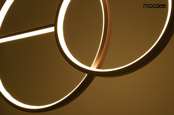 MOOSEE lampa wisząca RAGE złota