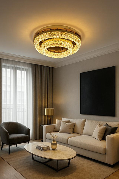 MOOSEE lampa sufitowa / plafon SAVOY 2 złota